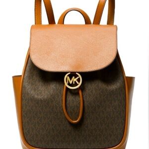 Michael Kors Tan and Brown Women's Backpack